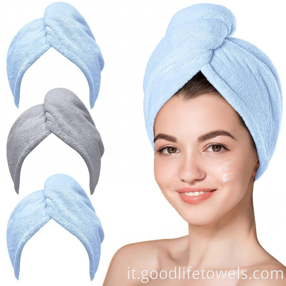 Quick Dry Turbans Microfiber Salon Hair Towel